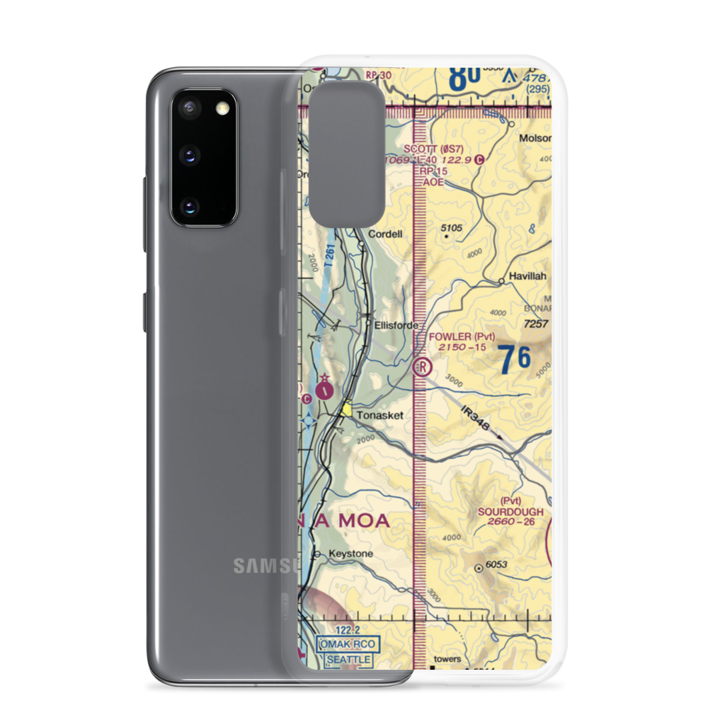 Fowler Field (02WN) VFR Sectional Samsung Case Samsung Galaxy S20 model shown