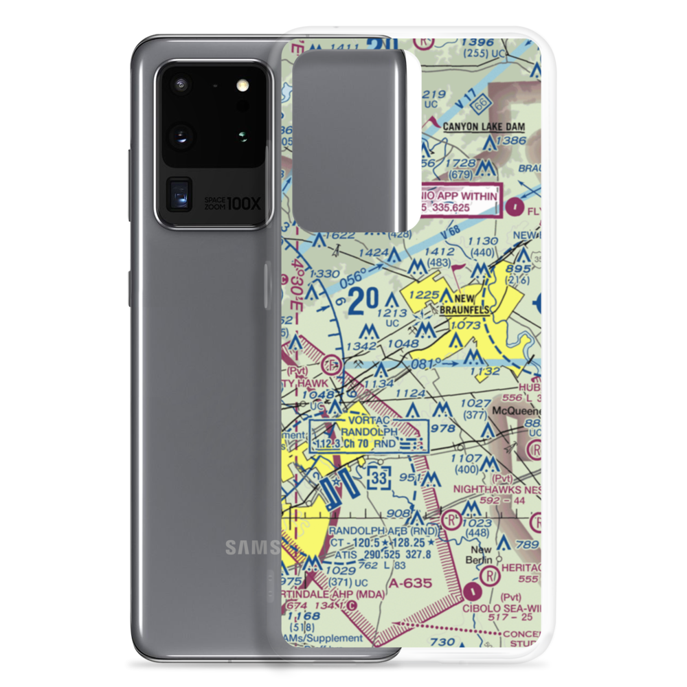 Fox Airport (48TS) VFR Sectional Samsung Case Samsung Galaxy S20 Ultra model shown