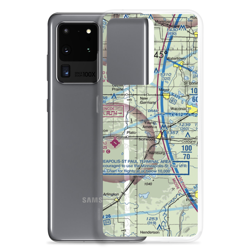Fox Field (88MN) VFR Sectional Samsung Case Samsung Galaxy S20 Ultra model shown