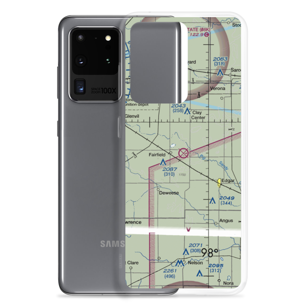 Frager Field (0NE6) VFR Sectional Samsung Case Samsung Galaxy S20 Ultra model shown