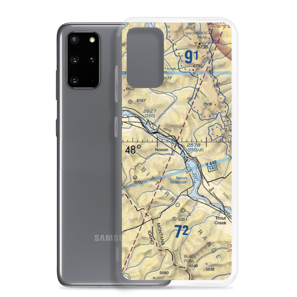 Frampton Airport (MT97) VFR Sectional Samsung Case Samsung Galaxy S20 Plus model shown