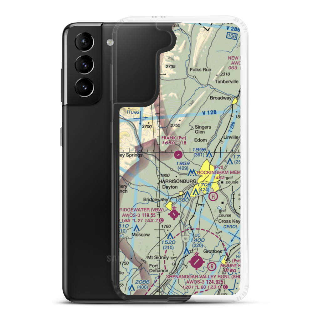 Frank Field (VA52) VFR Sectional Samsung Case Samsung Galaxy S21 Plus model shown