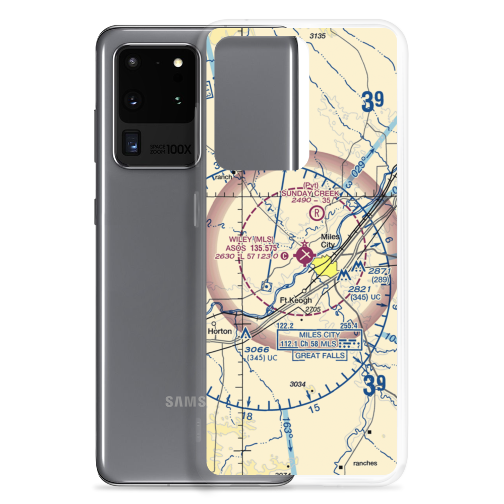 Frank Wiley Field (MLS) VFR Sectional Samsung Case Samsung Galaxy S20 Ultra model shown