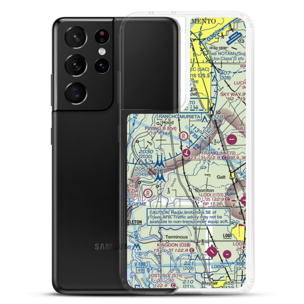 Franklin Field (F72) VFR Sectional Samsung Case Samsung Galaxy S21 Ultra model shown