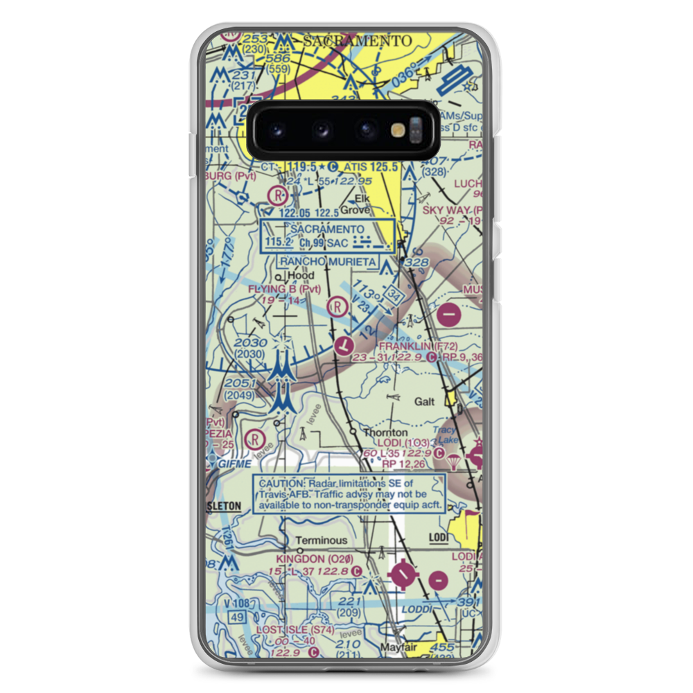 Franklin Field (F72) VFR Sectional Samsung Case Samsung Galaxy S10+ model shown