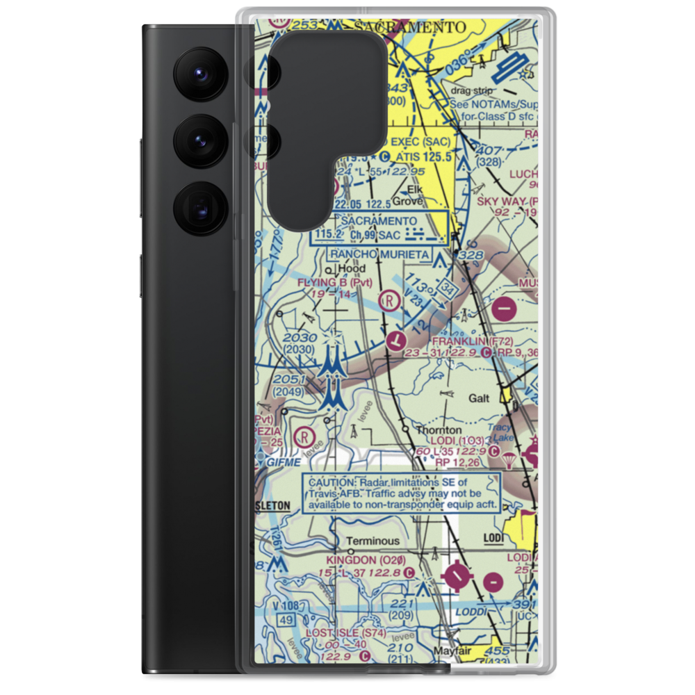 Franklin Field (F72) VFR Sectional Samsung Case Samsung Galaxy S22 Ultra model shown