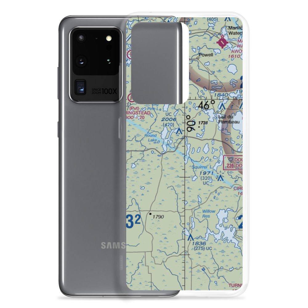 Franks Seaplane Base (4P5) VFR Sectional Samsung Case Samsung Galaxy S20 Ultra model shown