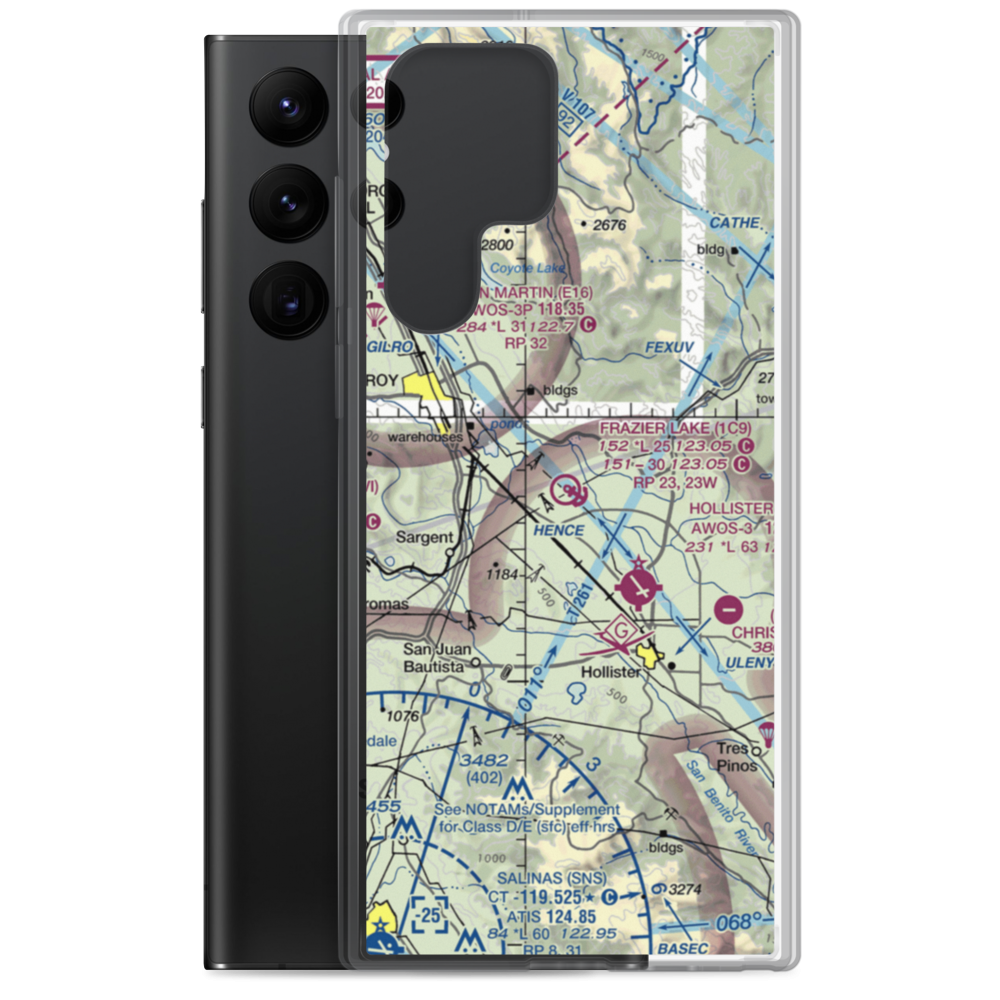 Frazier Lake Airpark (1C9) VFR Sectional Samsung Case Samsung Galaxy S22 Ultra model shown