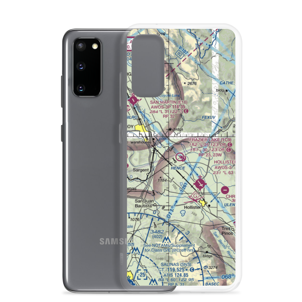 Frazier Lake Airpark (1C9) VFR Sectional Samsung Case Samsung Galaxy S20 model shown