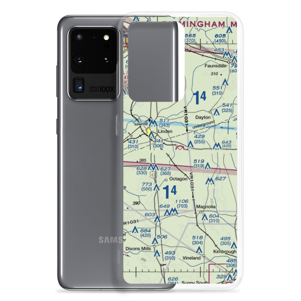 Freddie Jones Field (70A) VFR Sectional Samsung Case Samsung Galaxy S20 Ultra model shown
