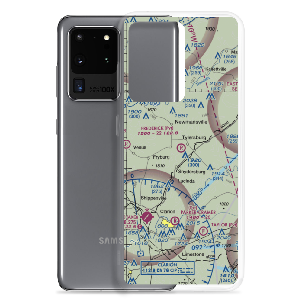 Frederick Airpark (0PS0) VFR Sectional Samsung Case Samsung Galaxy S20 Ultra model shown
