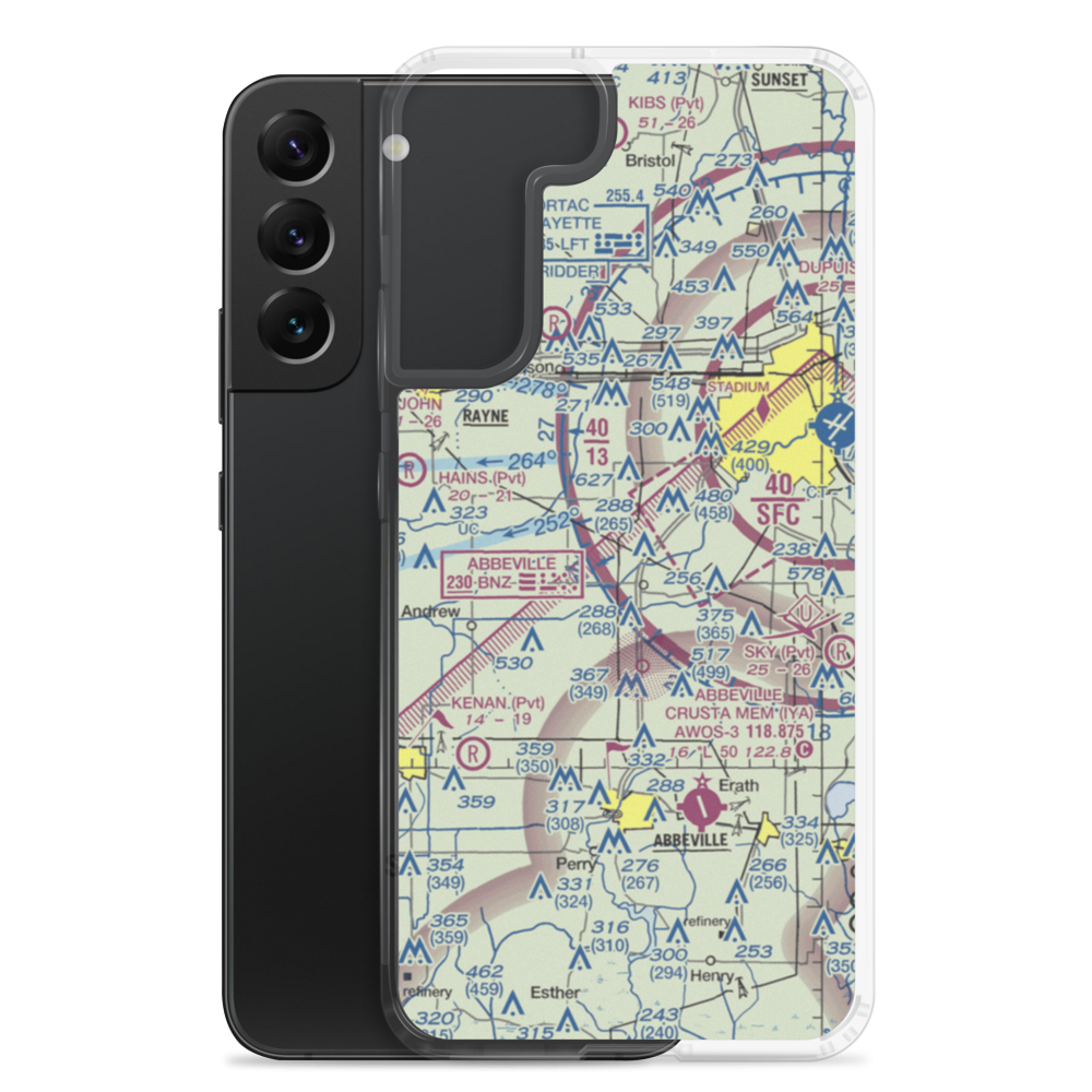 Freebird Field (88LA) VFR Sectional Samsung Case Samsung Galaxy S22 Plus model shown