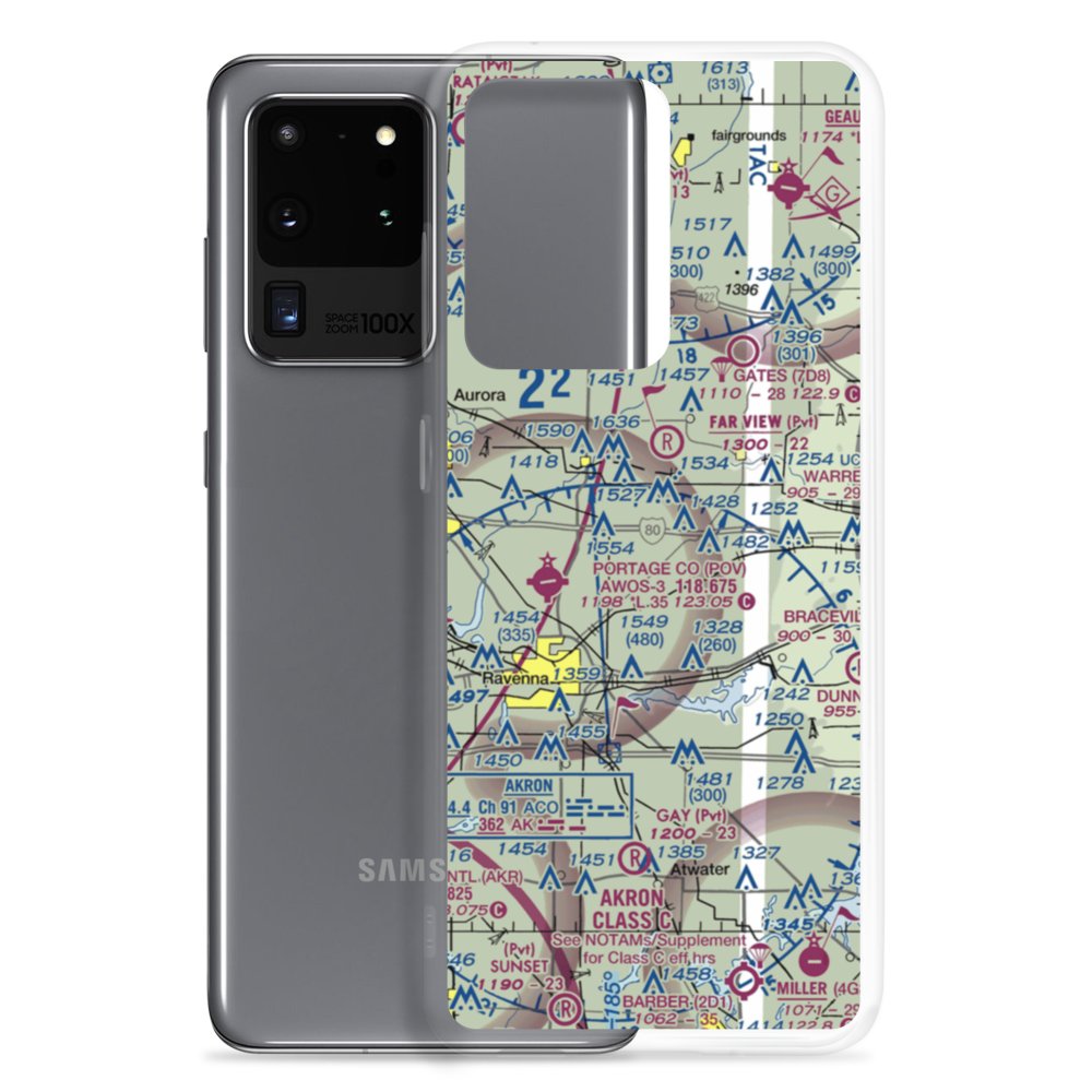 Freedom Air Field (7D6) VFR Sectional Samsung Case Samsung Galaxy S20 Ultra model shown