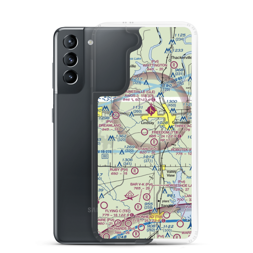 Freedom Field (7T0) VFR Sectional Samsung Case Samsung Galaxy S21 model shown