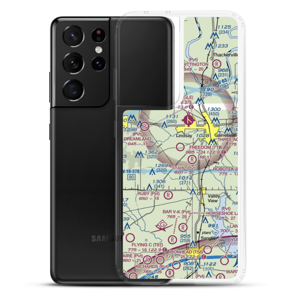 Freedom Field (7T0) VFR Sectional Samsung Case Samsung Galaxy S21 Ultra model shown
