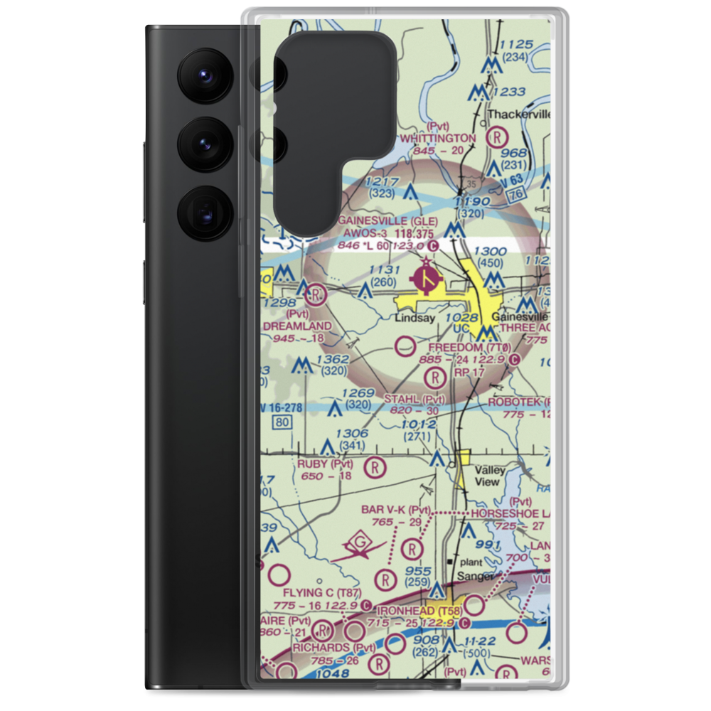 Freedom Field (7T0) VFR Sectional Samsung Case Samsung Galaxy S22 Ultra model shown