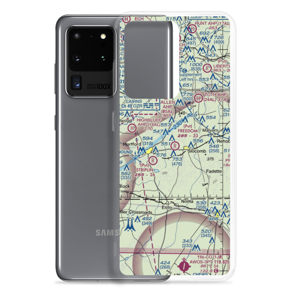 Freedom Field (AL41) VFR Sectional Samsung Case Samsung Galaxy S20 Ultra model shown