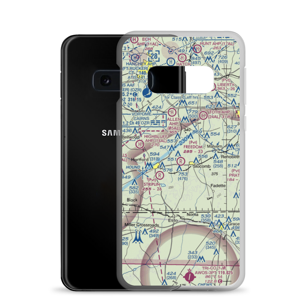 Freedom Field (AL41) VFR Sectional Samsung Case Samsung Galaxy S10e model shown