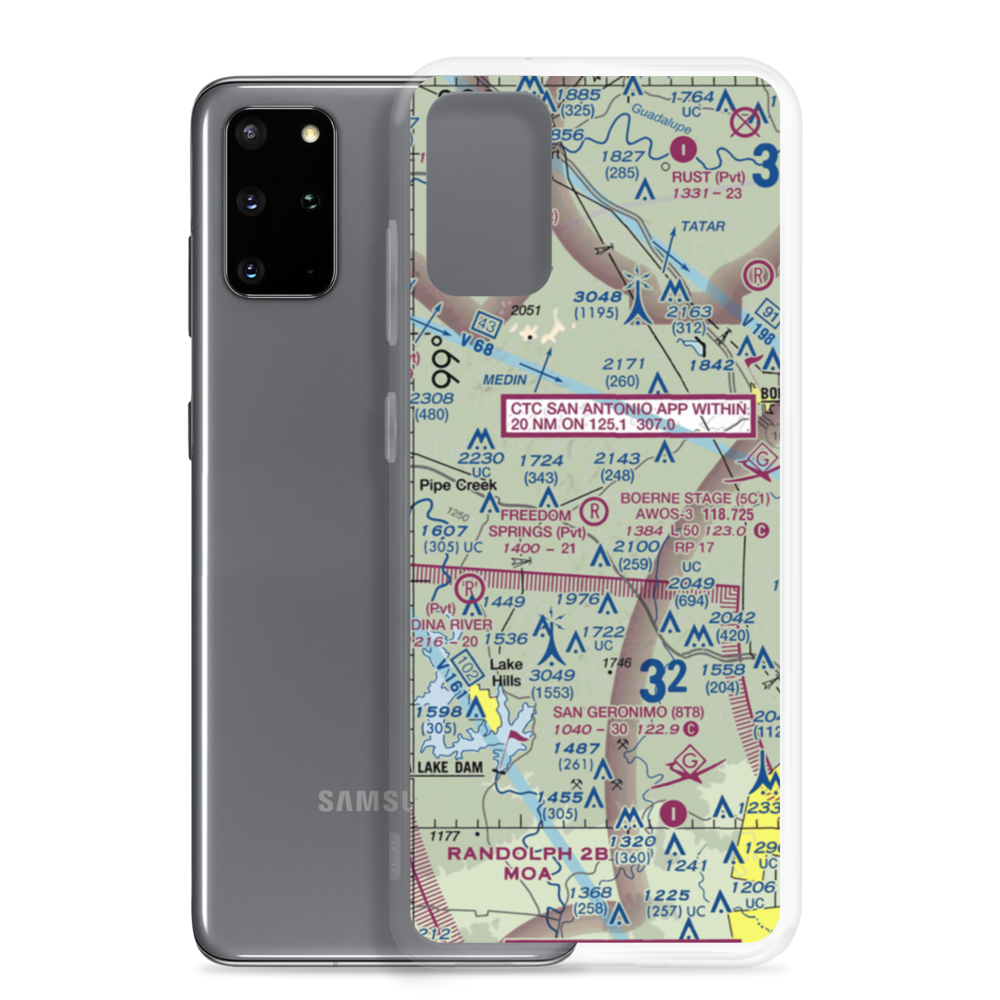Freedom Springs Ranch Airport (TA66) VFR Sectional Samsung Case Samsung Galaxy S20 Plus model shown