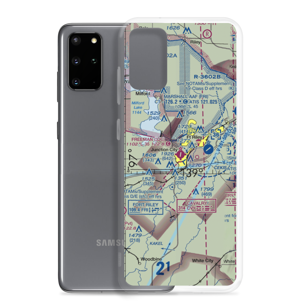 Freeman Field (3JC) VFR Sectional Samsung Case Samsung Galaxy S20 Plus model shown