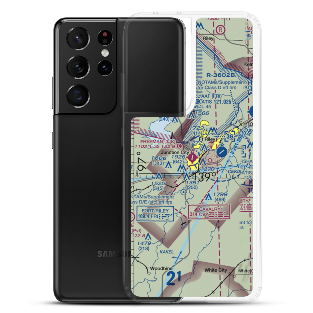Freeman Field (3JC) VFR Sectional Samsung Case Samsung Galaxy S21 Ultra model shown