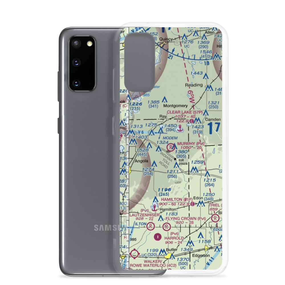 Fremont (Murphy) Airport (3II0) VFR Sectional Samsung Case Samsung Galaxy S20 model shown