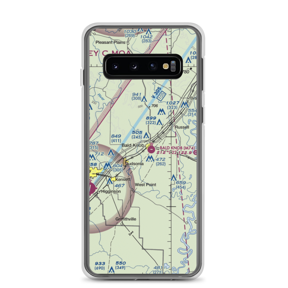 Freps Airport (FRP) VFR Sectional Samsung Case Samsung Galaxy S10 model shown