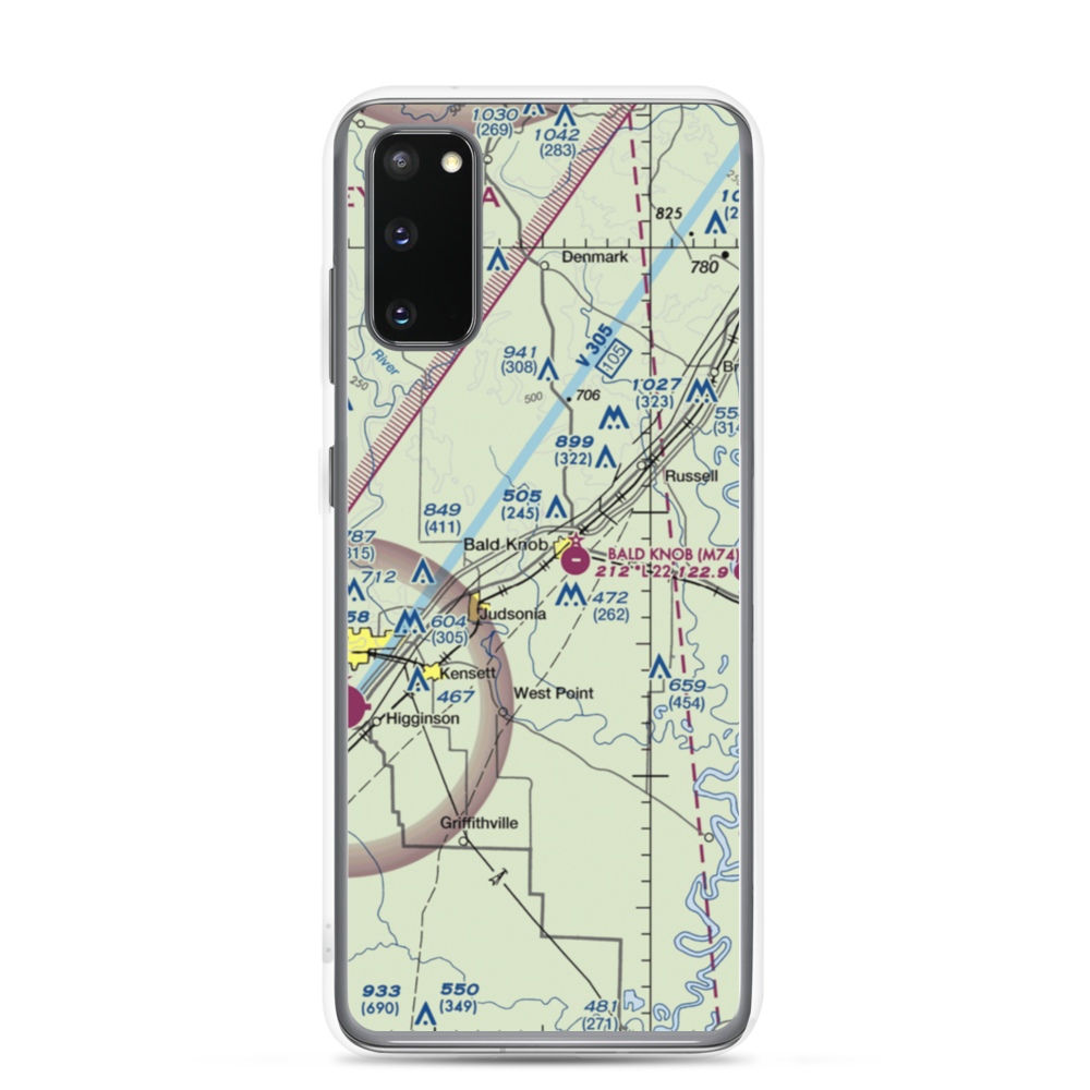 Freps Airport (FRP) VFR Sectional Samsung Case Samsung Galaxy S20 model shown