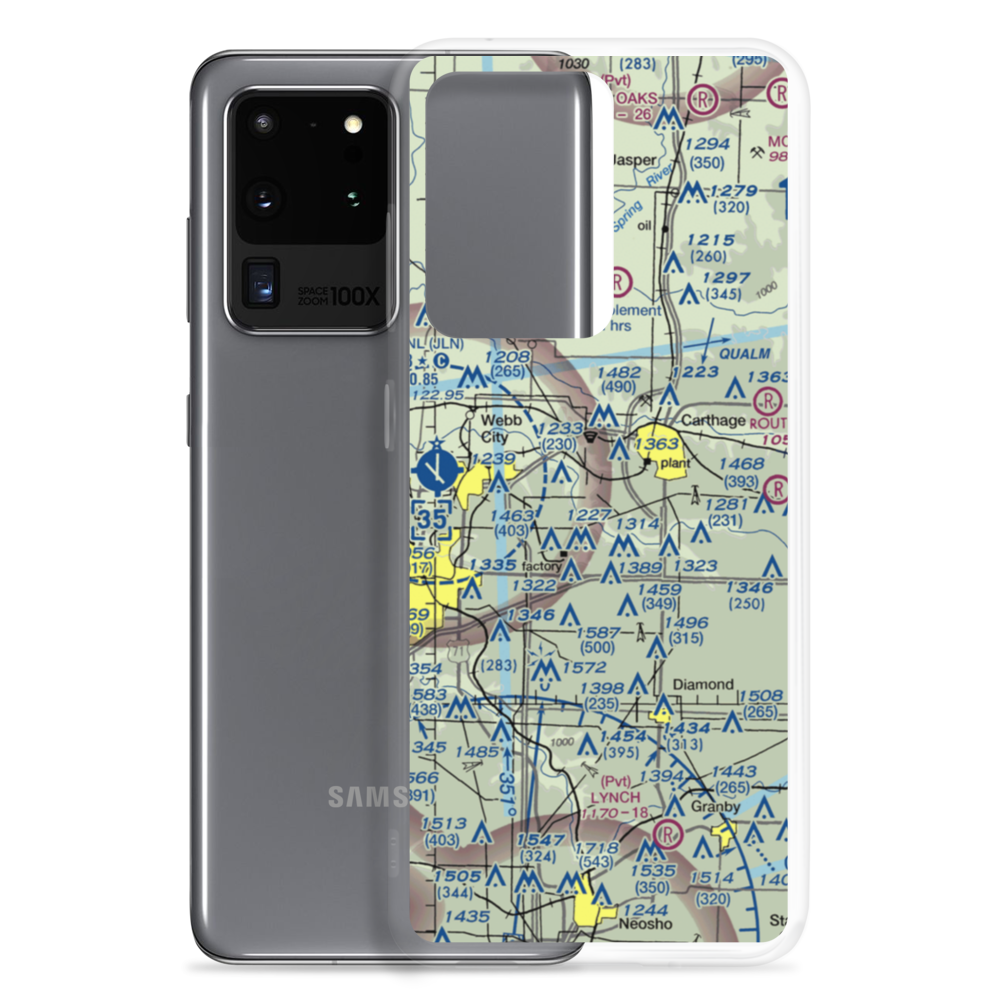 Frerer Strip (2MO8) VFR Sectional Samsung Case Samsung Galaxy S20 Ultra model shown