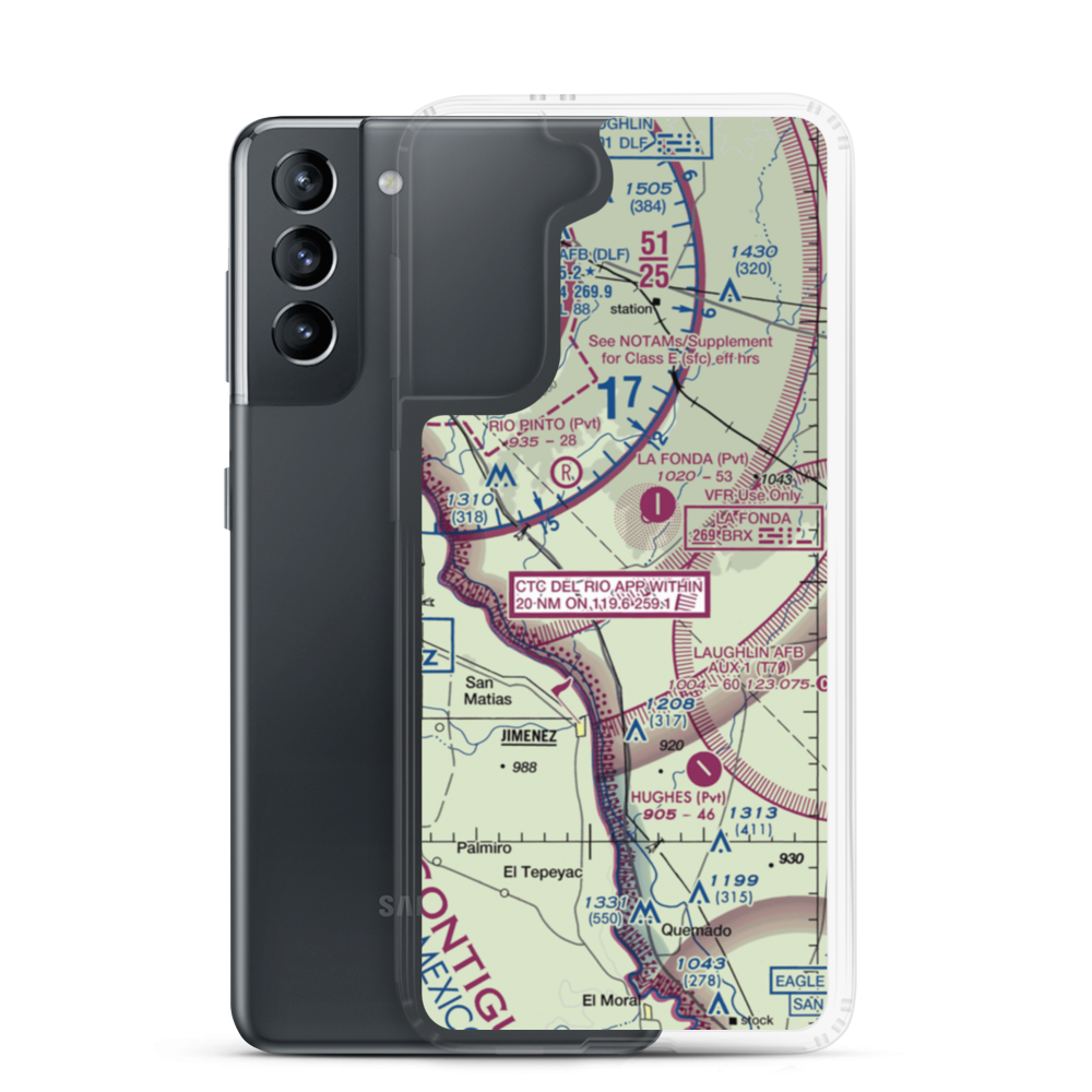 Frerich Ranch Airport (73TX) VFR Sectional Samsung Case Samsung Galaxy S21 model shown