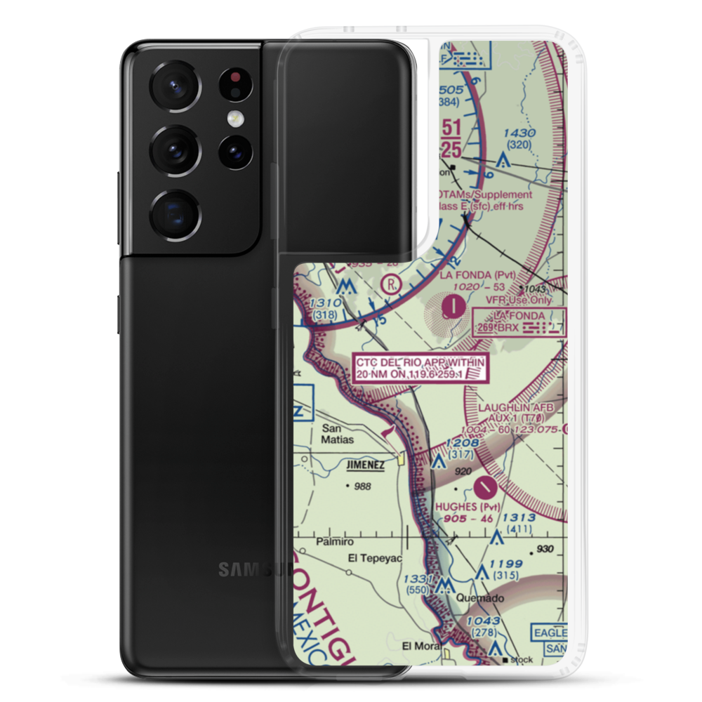 Frerich Ranch Airport (73TX) VFR Sectional Samsung Case Samsung Galaxy S21 Ultra model shown