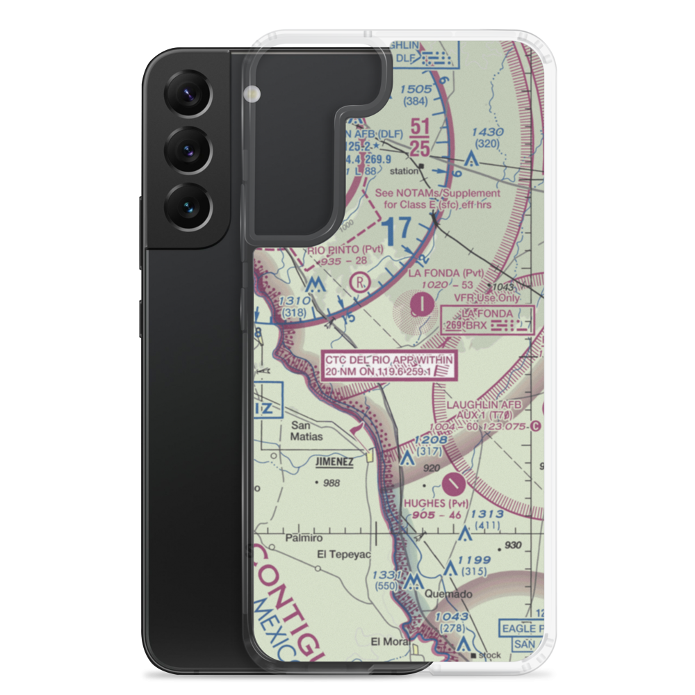 Frerich Ranch Airport (73TX) VFR Sectional Samsung Case Samsung Galaxy S22 Plus model shown