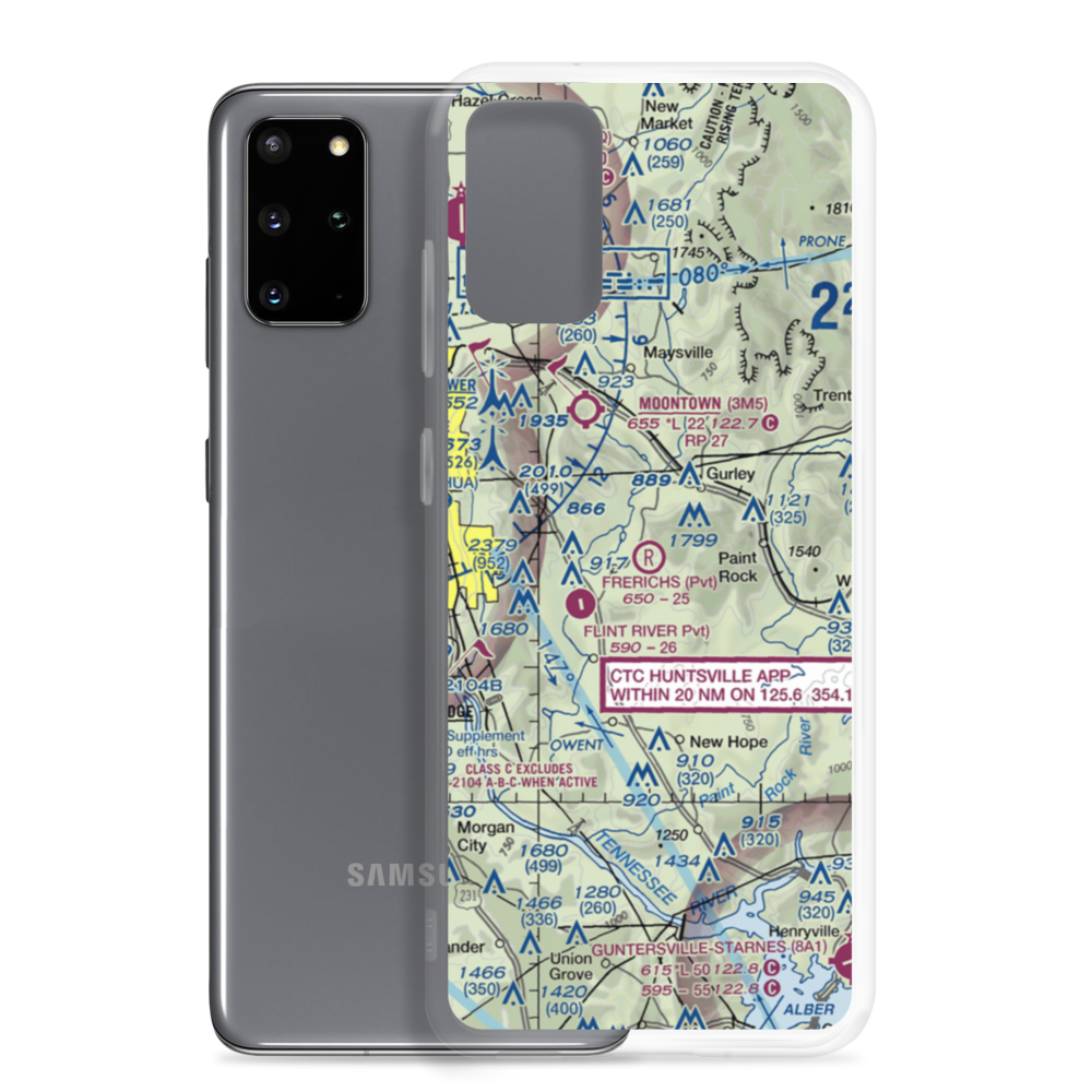 Frerichs Airport (AL10) VFR Sectional Samsung Case Samsung Galaxy S20 Plus model shown
