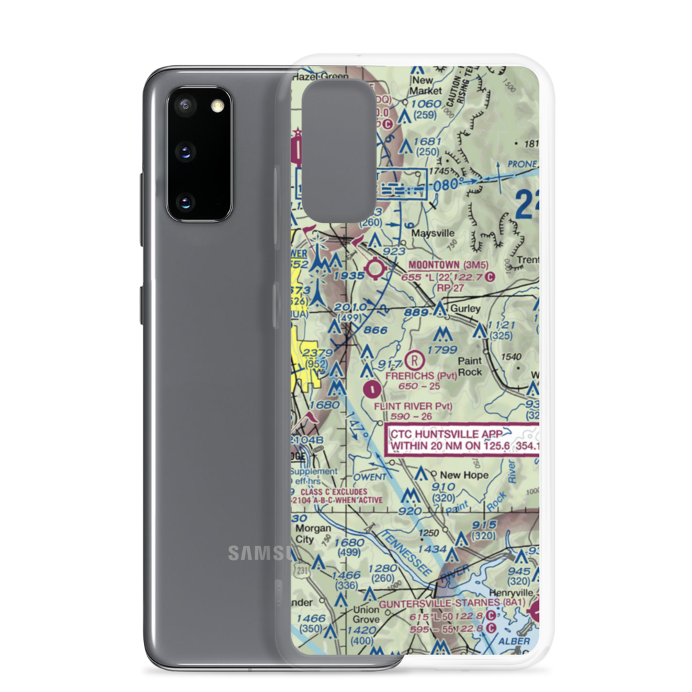 Frerichs Airport (AL10) VFR Sectional Samsung Case Samsung Galaxy S20 model shown