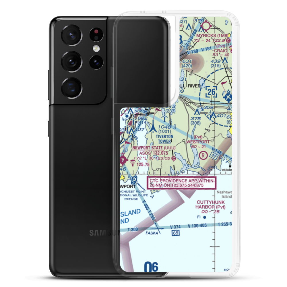 Friends Ultralightport (MA07) VFR Sectional Samsung Case Samsung Galaxy S21 Ultra model shown