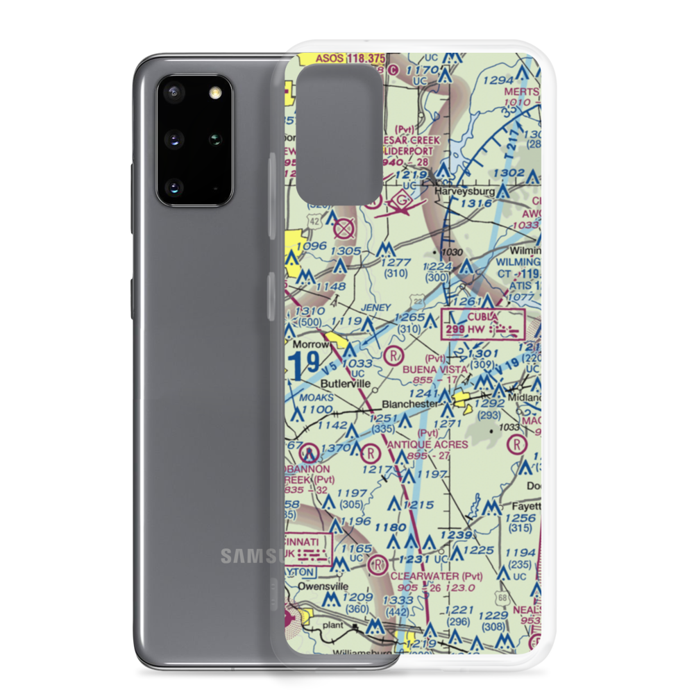 Frith Airport (1OA6) VFR Sectional Samsung Case Samsung Galaxy S20 Plus model shown
