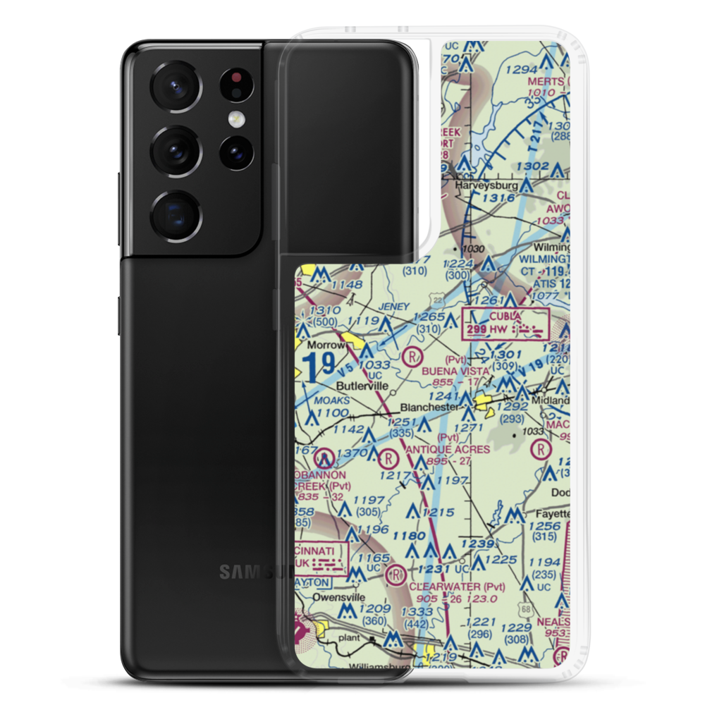 Frith Airport (1OA6) VFR Sectional Samsung Case Samsung Galaxy S21 Ultra model shown