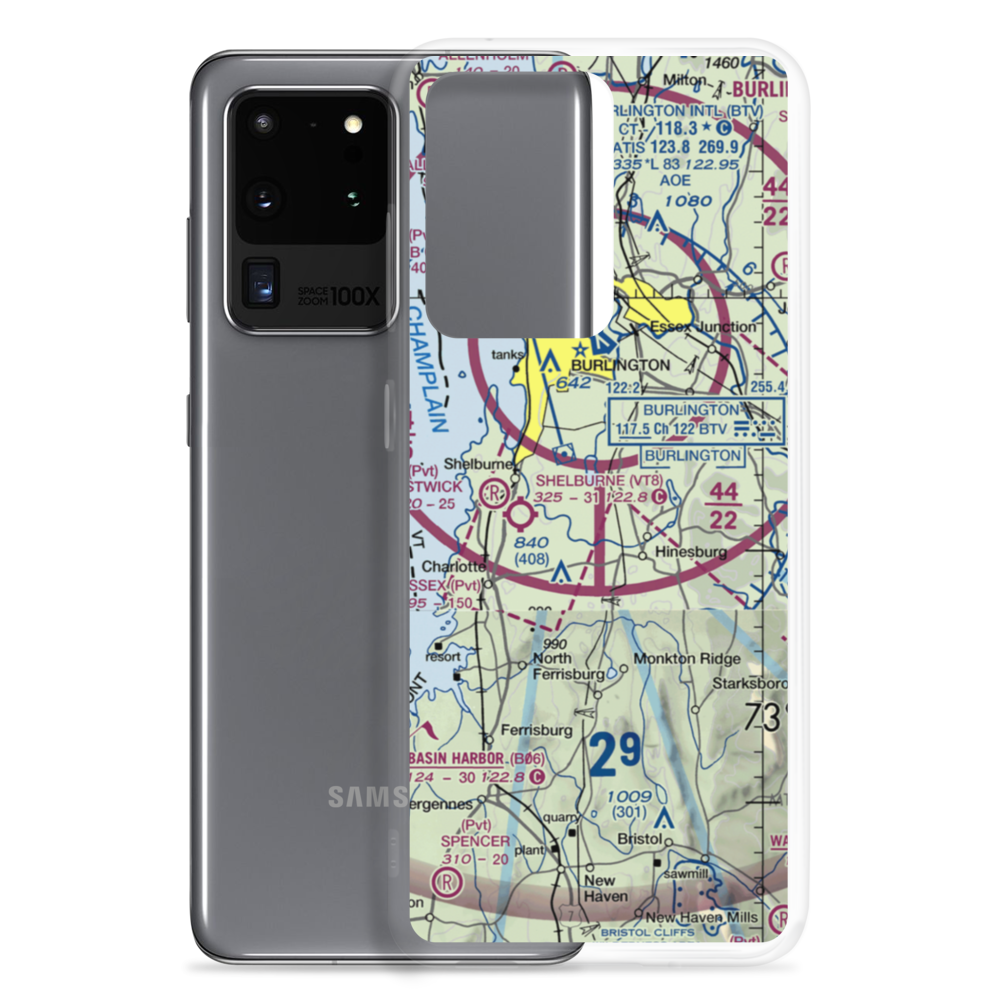 Frogs End Airport (42VT) VFR Sectional Samsung Case Samsung Galaxy S20 Ultra model shown