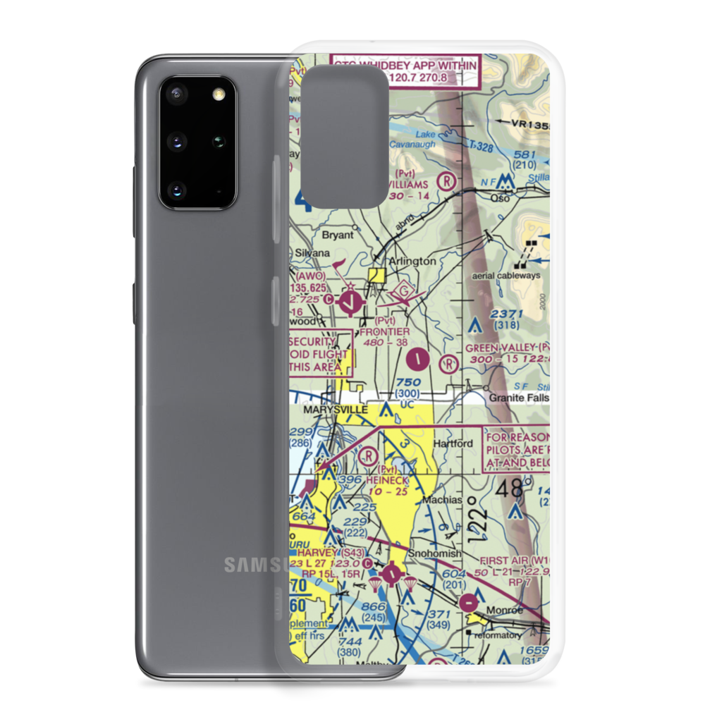 Frontier Airpark (WN53) VFR Sectional Samsung Case Samsung Galaxy S20 Plus model shown