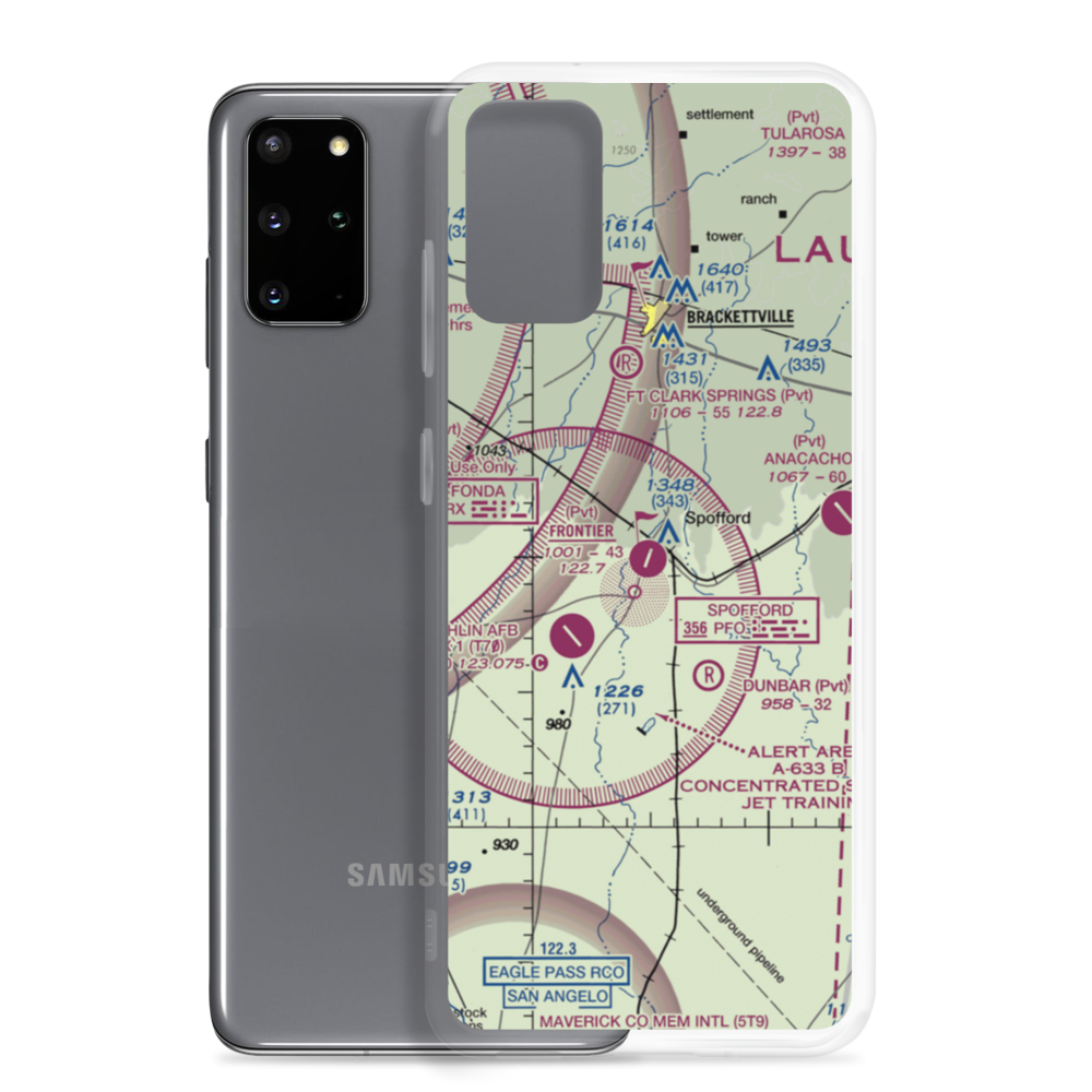 Frontier Airport (55XS) VFR Sectional Samsung Case Samsung Galaxy S20 Plus model shown