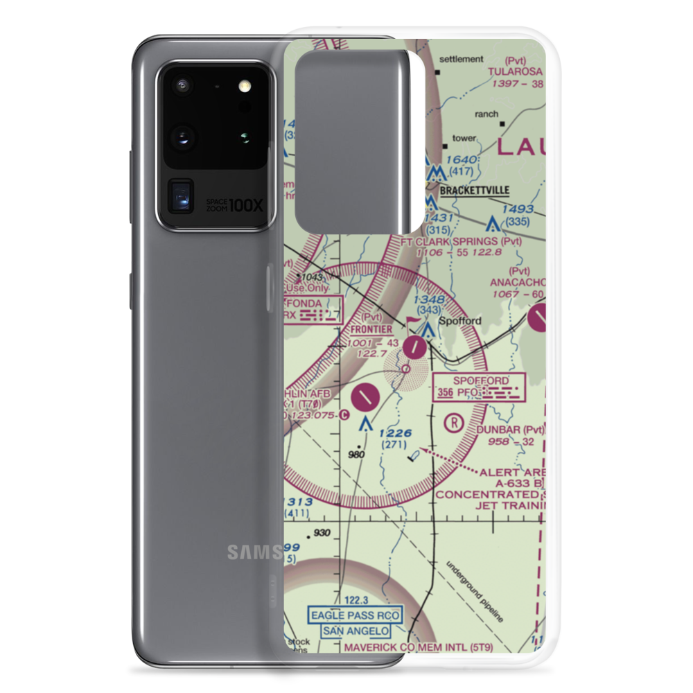 Frontier Airport (55XS) VFR Sectional Samsung Case Samsung Galaxy S20 Ultra model shown