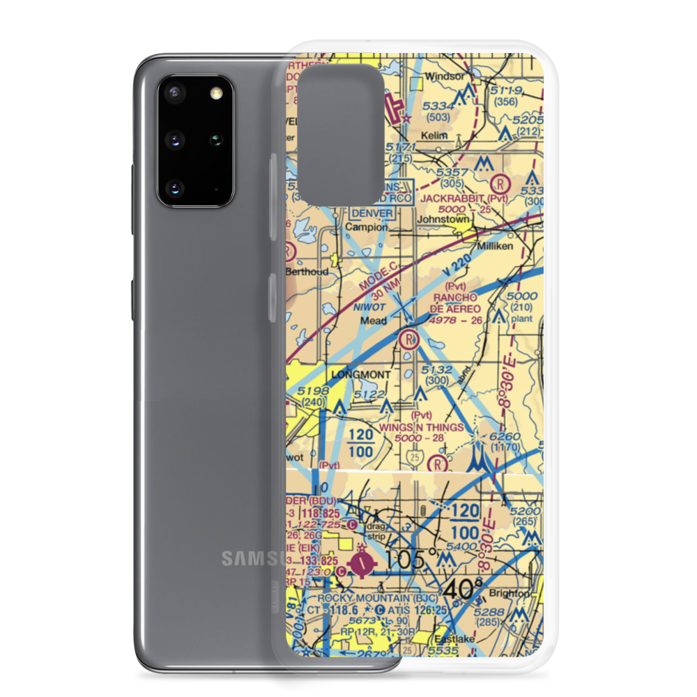 Frontier Airstrip (US-0076) VFR Sectional Samsung Case Samsung Galaxy S20 Plus model shown