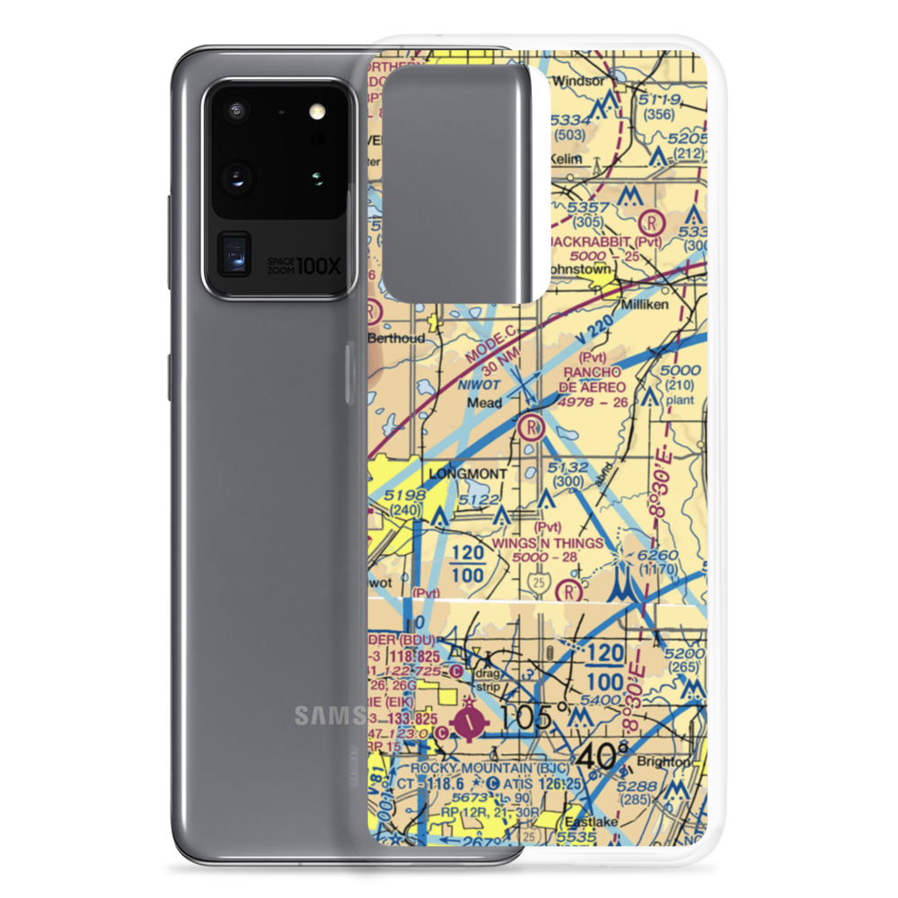 Frontier Airstrip (US-0076) VFR Sectional Samsung Case Samsung Galaxy S20 Ultra model shown