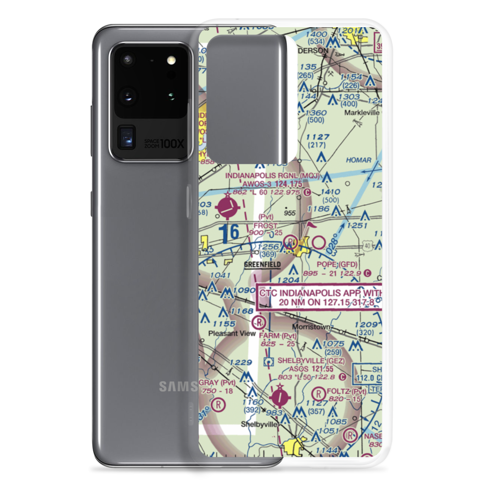 Frost Field (0II7) VFR Sectional Samsung Case Samsung Galaxy S20 Ultra model shown