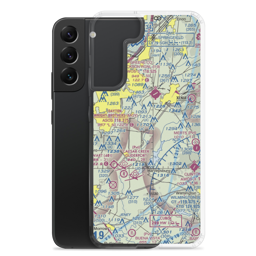 Fry Field (0OH6) VFR Sectional Samsung Case Samsung Galaxy S22 Plus model shown