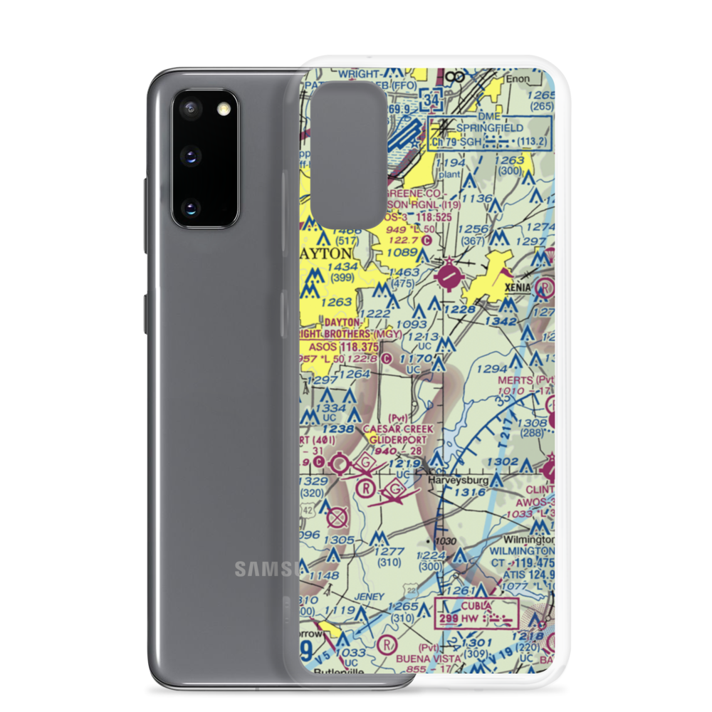 Fry Field (0OH6) VFR Sectional Samsung Case Samsung Galaxy S20 model shown