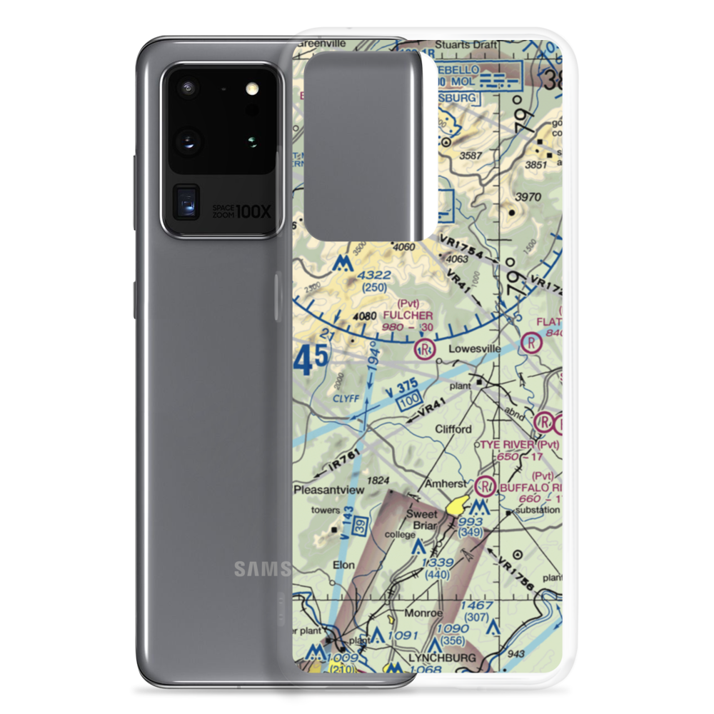 Fulcher Family Farms Airport (VG06) VFR Sectional Samsung Case Samsung Galaxy S20 Ultra model shown