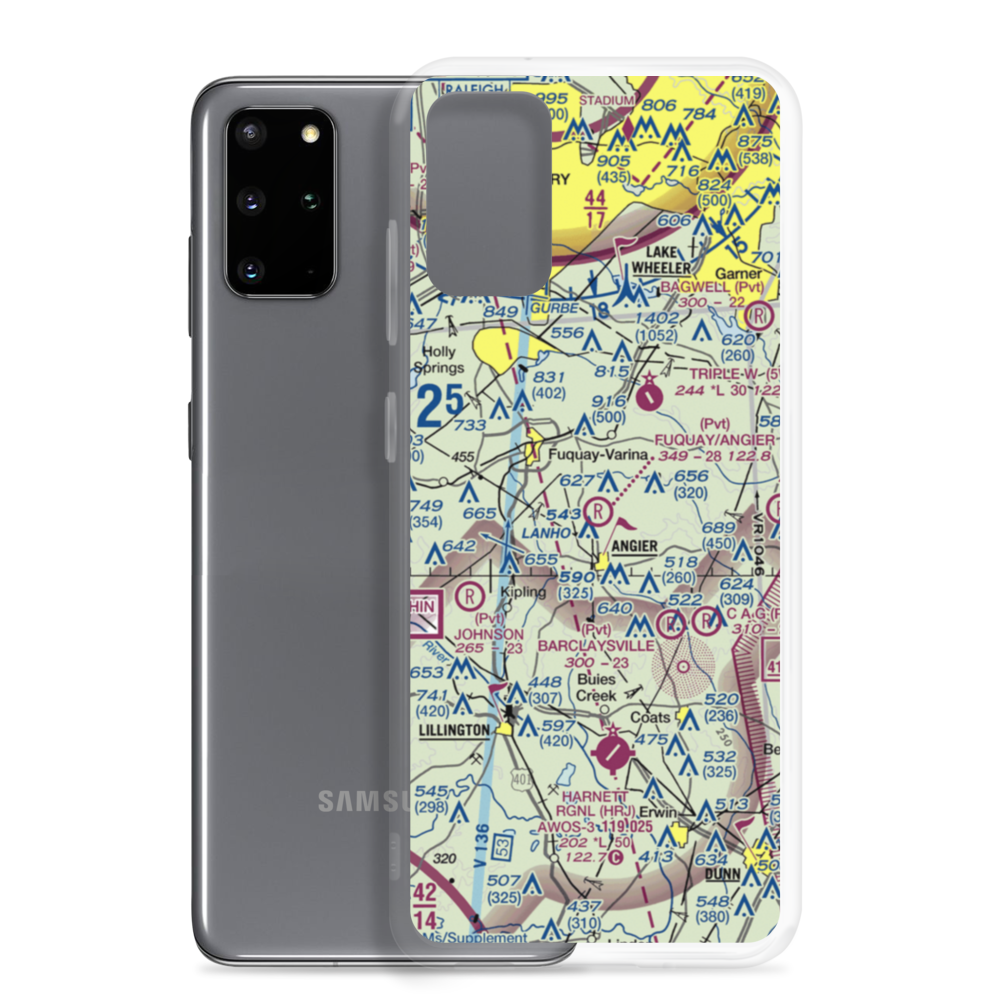 Fuquay/Angier Field (78NC) VFR Sectional Samsung Case Samsung Galaxy S20 Plus model shown