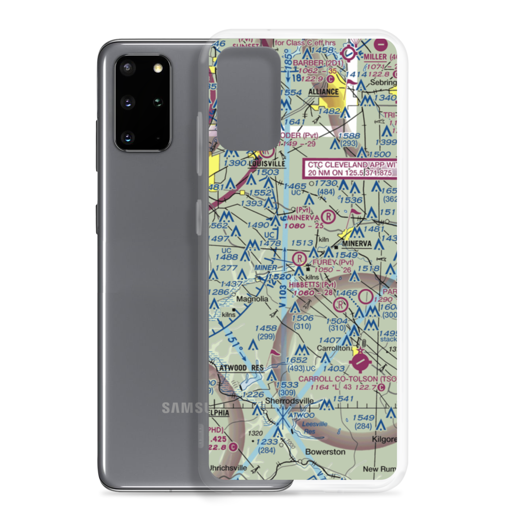 Furey Airport (5OH9) VFR Sectional Samsung Case Samsung Galaxy S20 Plus model shown