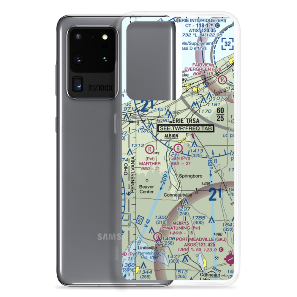 G & N Airport (PS05) VFR Sectional Samsung Case Samsung Galaxy S20 Ultra model shown
